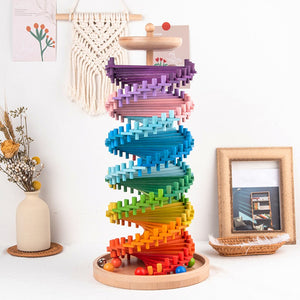 253x Wooden Building Blocks Educational Early Handmade Craft CNF1