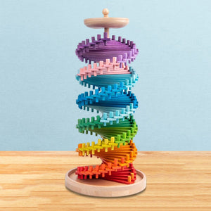 253x Wooden Building Blocks Educational Early Handmade Craft CNF1