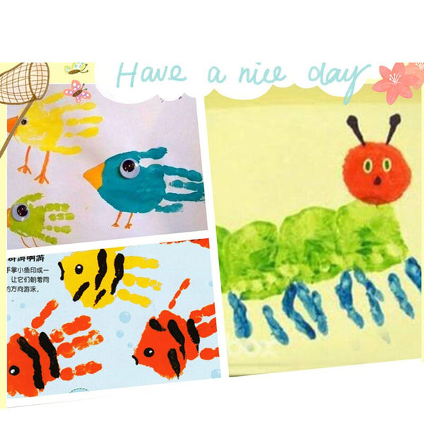 Load image into Gallery viewer, Ink Pad Stamp DIY Finger Painting - AE
