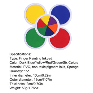 Ink Pad Stamp DIY Finger Painting - AE