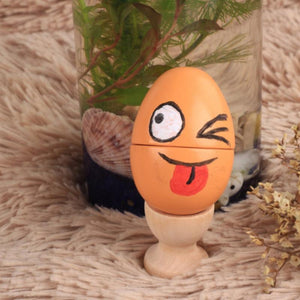 6 Pcs Wooden Egg Holder Montessori DIY CNF7