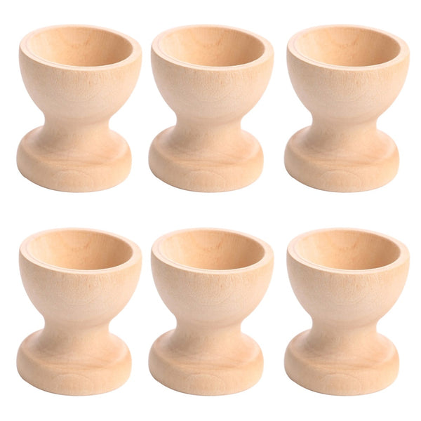 Load image into Gallery viewer, 6 Pcs Wooden Egg Holder Montessori DIY CNF7
