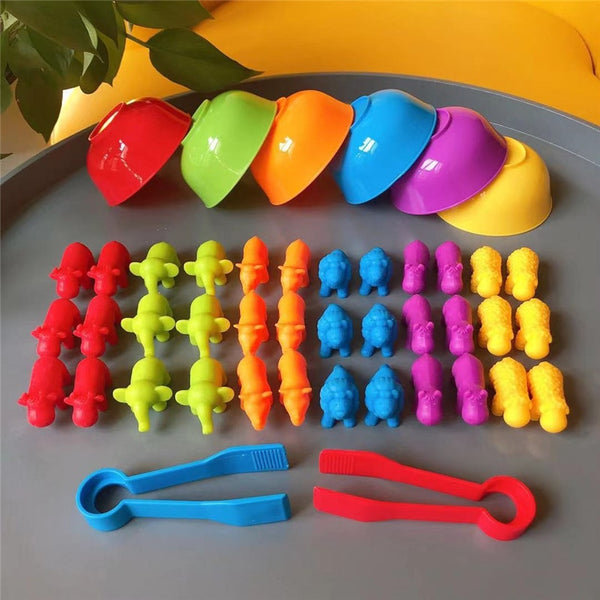 Load image into Gallery viewer, 36-56 Pcs Montessori Sorting and Counting Set -AE
