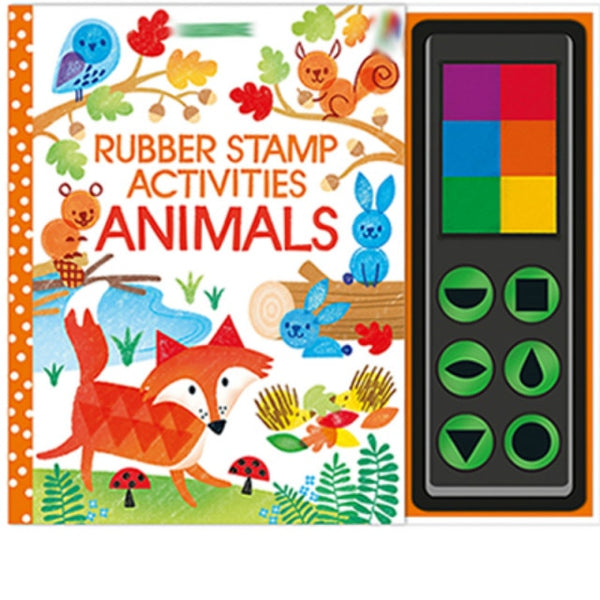 Load image into Gallery viewer, Fingerprinting Books with Rubber Stamps Ink Pad-AE
