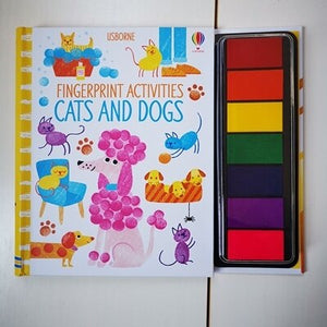 Fingerprinting Books with Rubber Stamps Ink Pad-AE