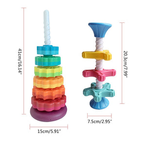 Stacking Rotating Rainbow Tower-AE