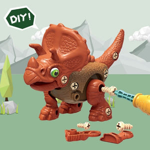 Dinosaur Toys for Kids, STEM Learning Building Toy Set-AE