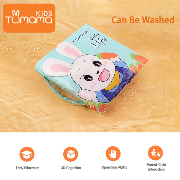 Load image into Gallery viewer, Cloth Book 3D Washable Cloth Book For Kids

