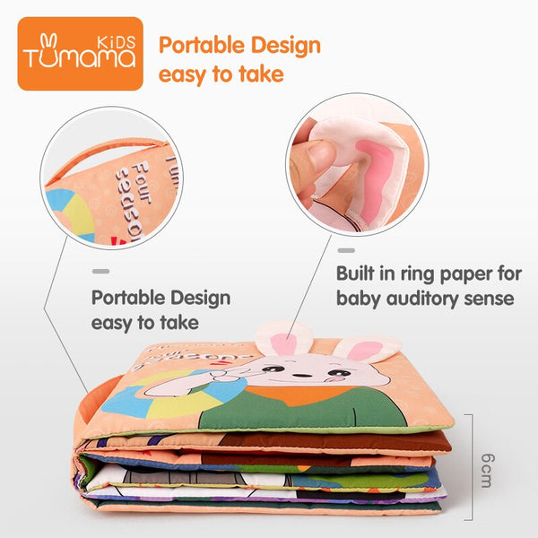 Load image into Gallery viewer, Cloth Book 3D Washable Cloth Book For Kids
