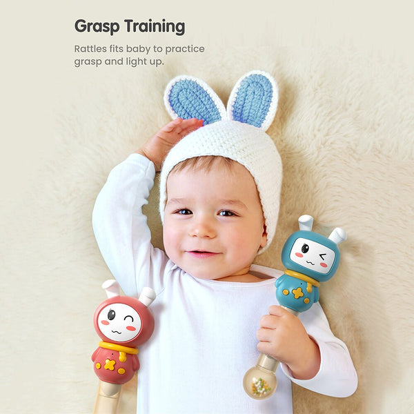 Load image into Gallery viewer, Tumama Music Rattle Toy &amp; Sleep Modes Infant Baby Pacifier
