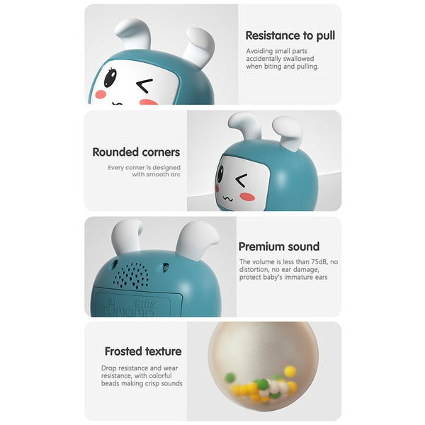 Load image into Gallery viewer, Tumama Music Rattle Toy &amp; Sleep Modes Infant Baby Pacifier
