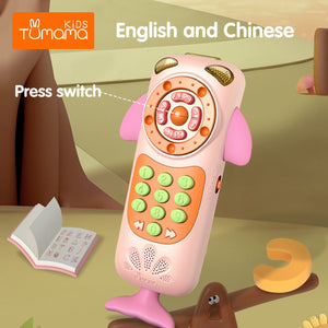 Baby Early Learning Whale Music Mobile Phone Toy