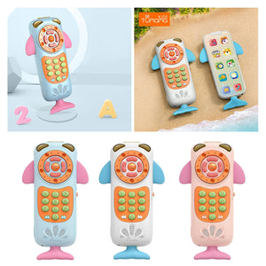 Baby Early Learning Whale Music Mobile Phone Toy