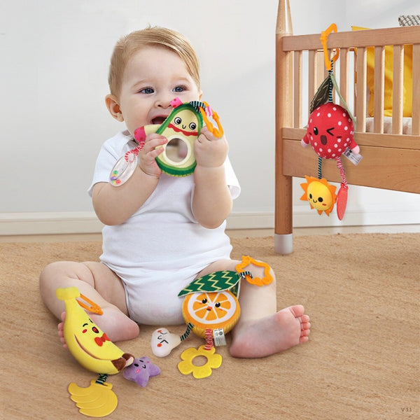 Load image into Gallery viewer, 4Pcs Fruit Pendant Cute Doll Keychain Plush
