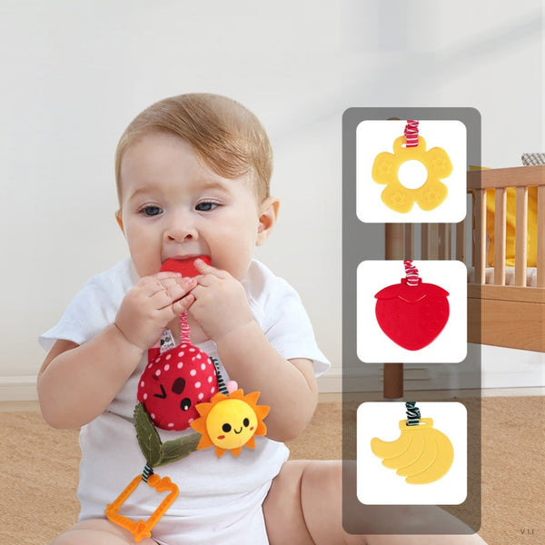 Load image into Gallery viewer, 4Pcs Fruit Pendant Cute Doll Keychain Plush
