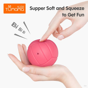 6 PCS Baby Toys Rubber Textured Touch Ball