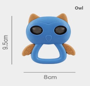 Baby Rattle Teether Toys 0-12 Months Cartoon Animal