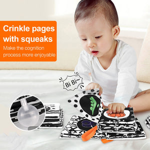 4 Pack Tumama Baby Cloth Book Embellished Crinkle Pages