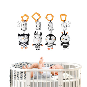 Tumama 4 Pcs Baby Hanging Rattle Toy