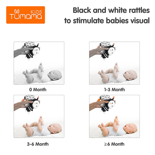 Load image into Gallery viewer, Tumama 4 Pcs Baby Hanging Rattle Toy

