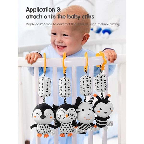 Load image into Gallery viewer, Tumama 4 Pcs Baby Hanging Rattle Toy
