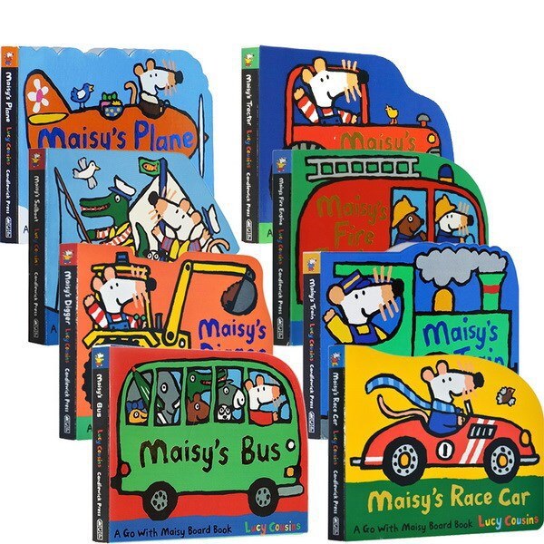 Load image into Gallery viewer, Maisy Mouse A Go with Maisy Board Book
