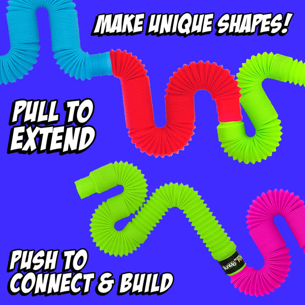 Load image into Gallery viewer, 10 Pcs Pop Tubes Sensory Fidget Toys Fidget Tube -AE
