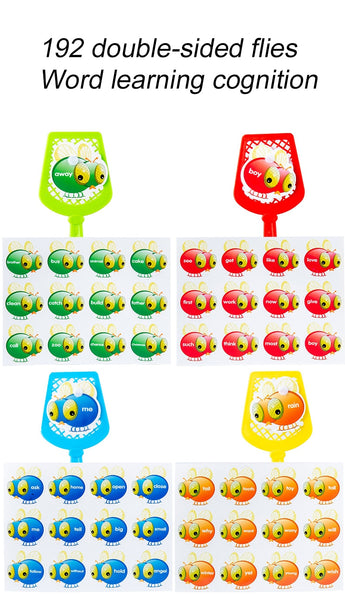 Load image into Gallery viewer, Swatting Fly Game Kids Montessori Learning Word - CNF8
