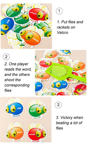 Swatting Fly Game Kids Montessori Learning Word - CNF8
