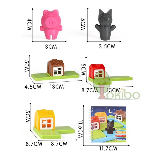 Load image into Gallery viewer, Three Little Piggies - Deluxe Cognitive Skill - CNF A
