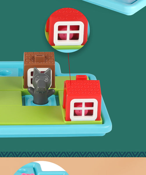 Load image into Gallery viewer, Three Little Piggies - Deluxe Cognitive Skill - CNF A
