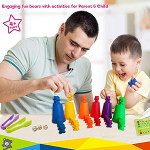 130 PCS Boxed Counting Bear -AE