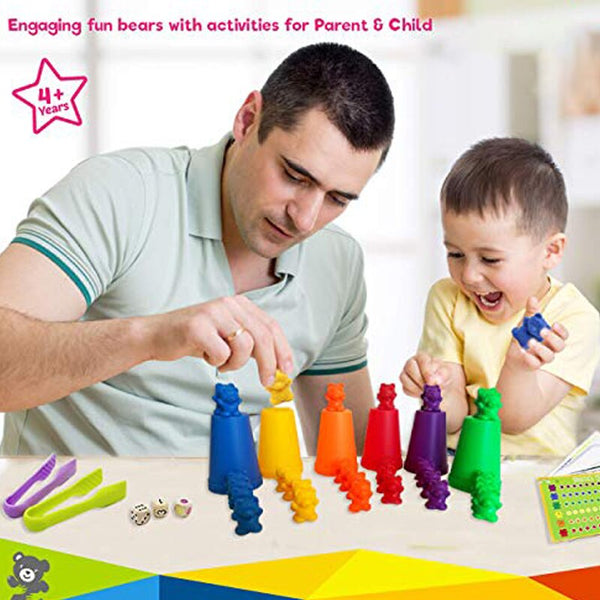 Load image into Gallery viewer, 130 PCS Boxed Counting Bear -AE

