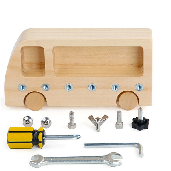 تحميل الصورة في عارض الصور ، Wooden Screw Driver Board Basic Skills Bead Game CNF7
