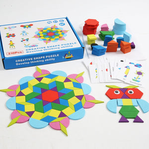 New 3D Tangram Geometric Shape  -CNF8
