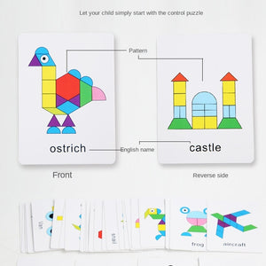 New 3D Tangram Geometric Shape  -CNF8