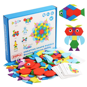 New 3D Tangram Geometric Shape  -CNF8
