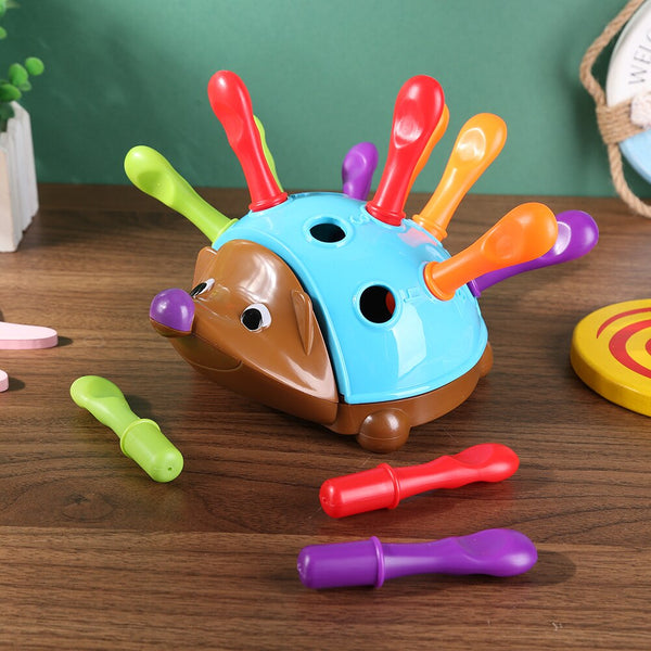 Load image into Gallery viewer, Montessori Inserted Hedgehog -AE
