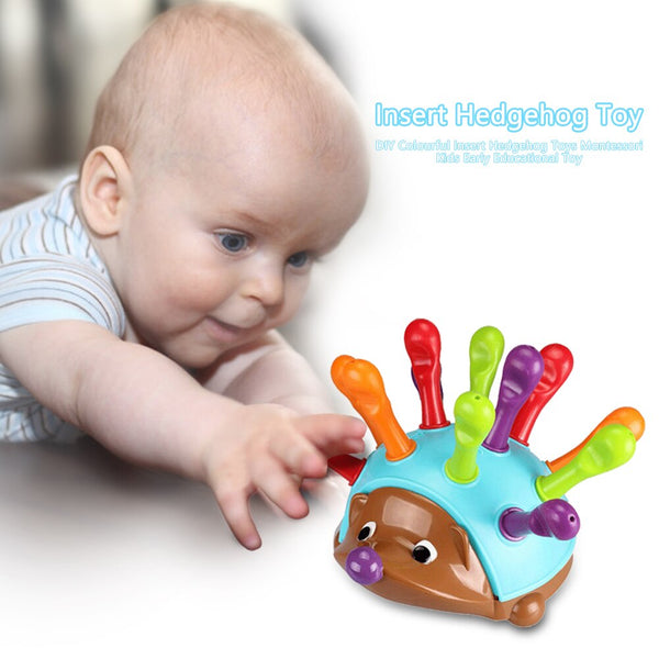Load image into Gallery viewer, Montessori Inserted Hedgehog -AE
