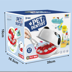 Pets Dentist Play Set 17 Pcs  -AE