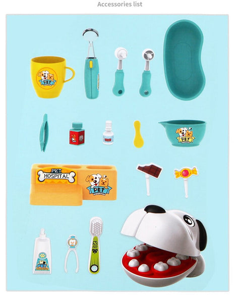 Load image into Gallery viewer, Pets Dentist Play Set 17 Pcs  -AE
