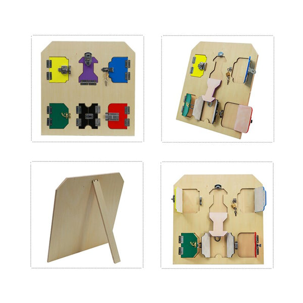 Load image into Gallery viewer, Montessori Latches Board -CNF7
