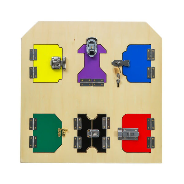 Load image into Gallery viewer, Montessori Latches Board -CNF7
