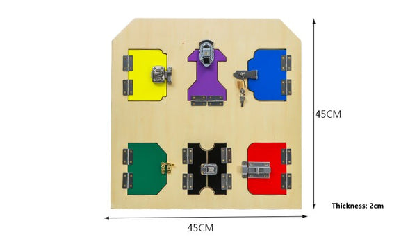 Load image into Gallery viewer, Montessori Latches Board -CNF7

