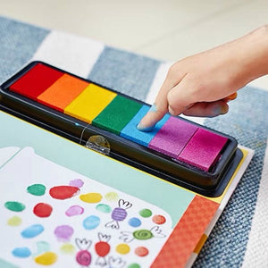 Fingerprinting Books with Rubber Stamps Ink Pad-AE