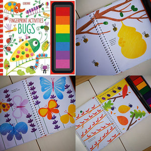 Fingerprinting Books with Rubber Stamps Ink Pad-AE