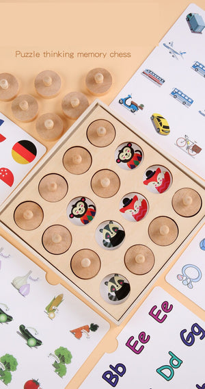 Memory Match Chess Game 3D Puzzles -CNF8