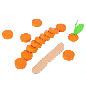 Wooden Simulation Carrot Vegetables Cognition -CNF8