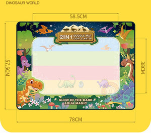 Dlordy Kids Toys Water Drawing Mat