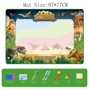 Dlordy Kids Toys Water Drawing Mat
